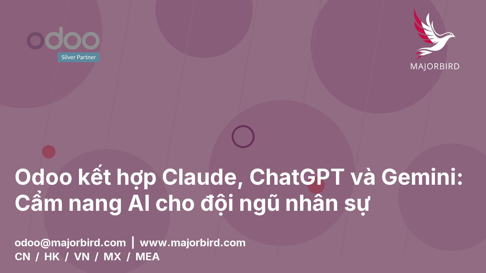 Odoo kết hợp Claude, ChatGPT và Gemini: Cẩm nang AI cho đội ngũ nhân sự