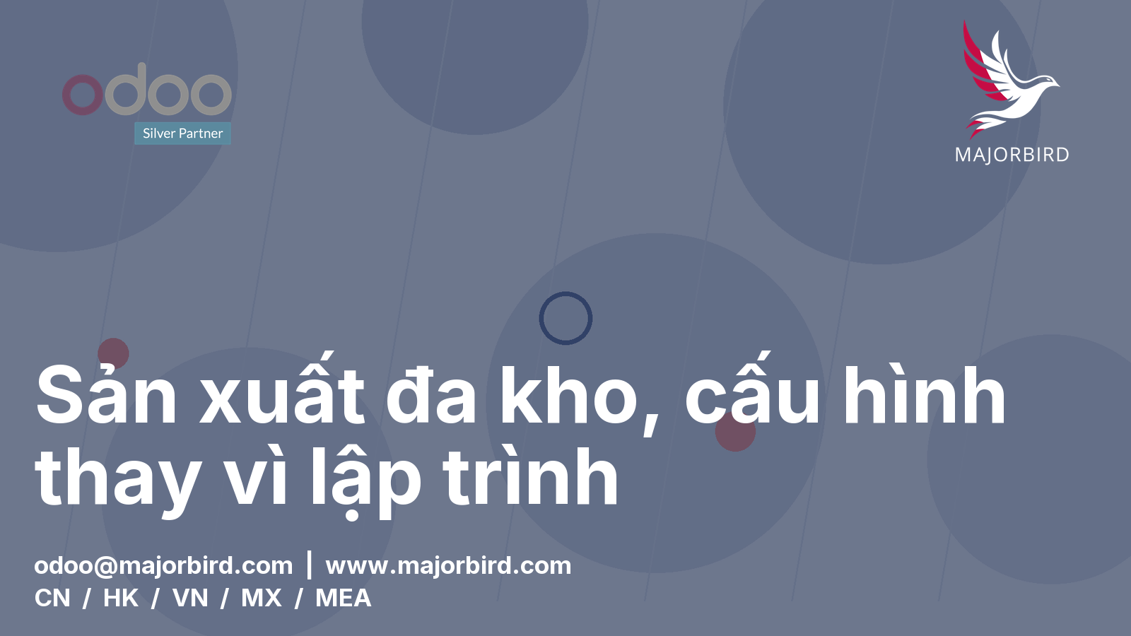 Sản xuất đa kho, cấu hình thay vì lập trình