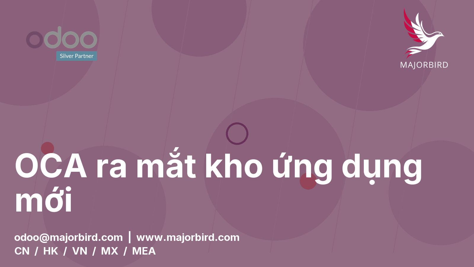 OCA ra mắt kho ứng dụng mới