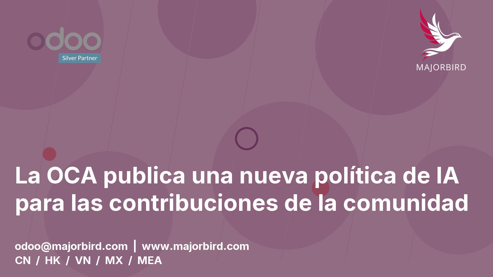 La OCA publica una nueva política de IA para las contribuciones de la comunidad