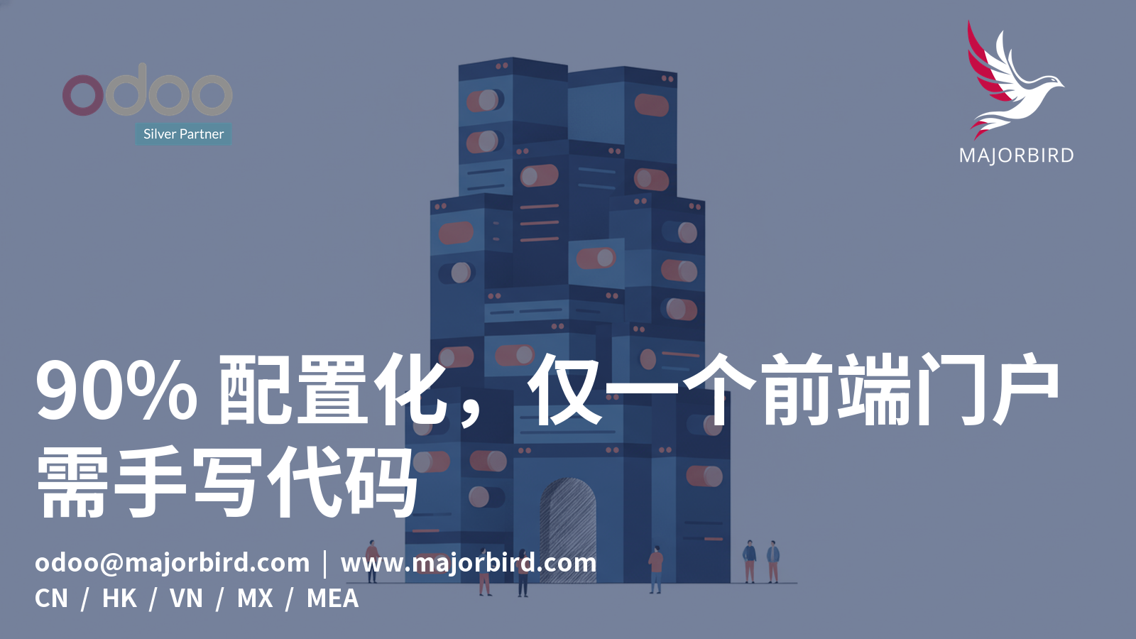 90% 配置化,仅一个前端门户需手写代码
