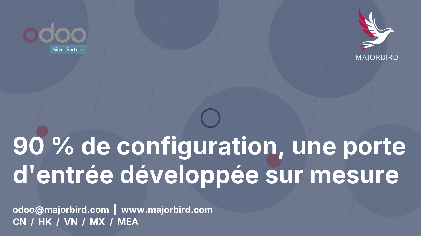 90 % de configuration, une porte d'entrée développée sur mesure