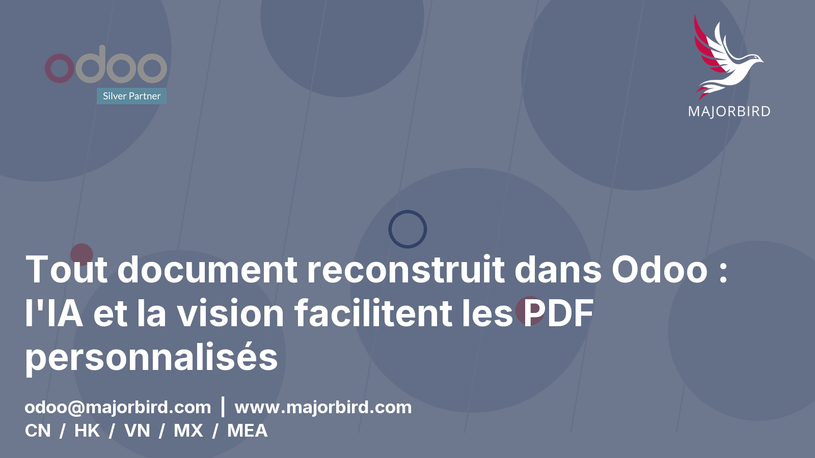 Tout document reconstruit dans Odoo : l'IA et la vision facilitent les PDF personnalisés
