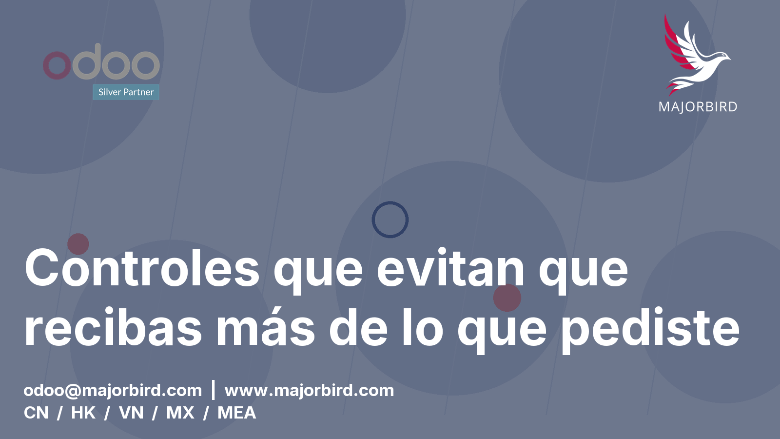 Controles que evitan que recibas más de lo que pediste