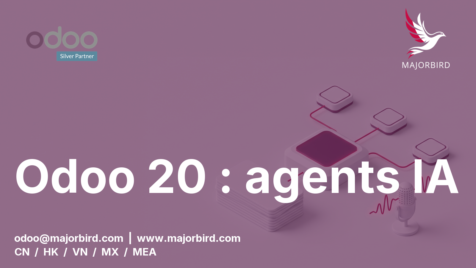 Odoo 20 AI : agents créateurs d’enregistrements, compétences, voix et MCP